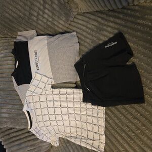 Kenneth Cole Gray and Black Kids Set